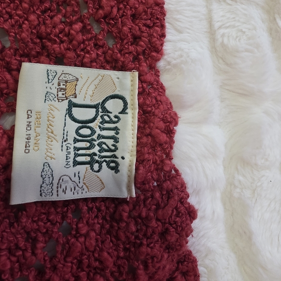 Chic Knit Skirt, Shirt and Cardigan 3 Piece Set in Red-brown Tone. Hand Made - Picture 14 of 16